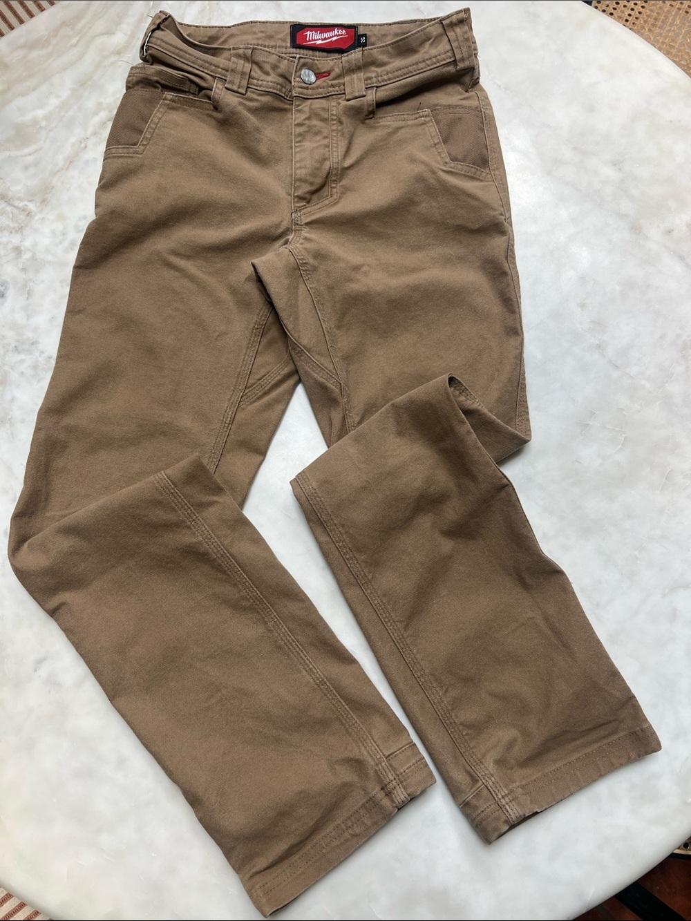 Men's Milwaukee 26x28 Brown Work Pants
